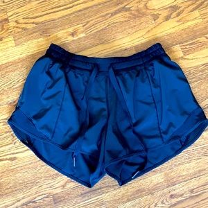 Lululemon black running shorts Size 8